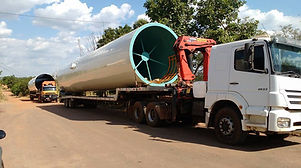 Reservatório Metálico Tipo Taça Cilíndrico e Caixa D'água Tubular Metálica Tubular Com Sapata e Reservatório Metálico Metálico em Aço Carbono 150000 Lts